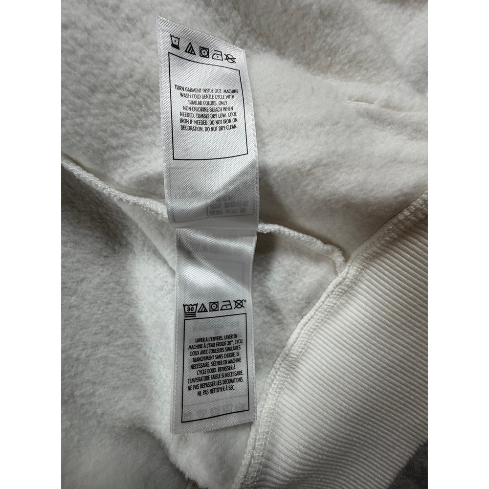 Disney Walt Disney World 2020 Womens Medium Hoodie White Mickey Minnie Full Zip - Picture 7 of 12